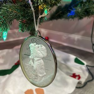 Hallmark Keepsake Christmas Ornament…2010 ST. Nicholas Glass with Swirling.